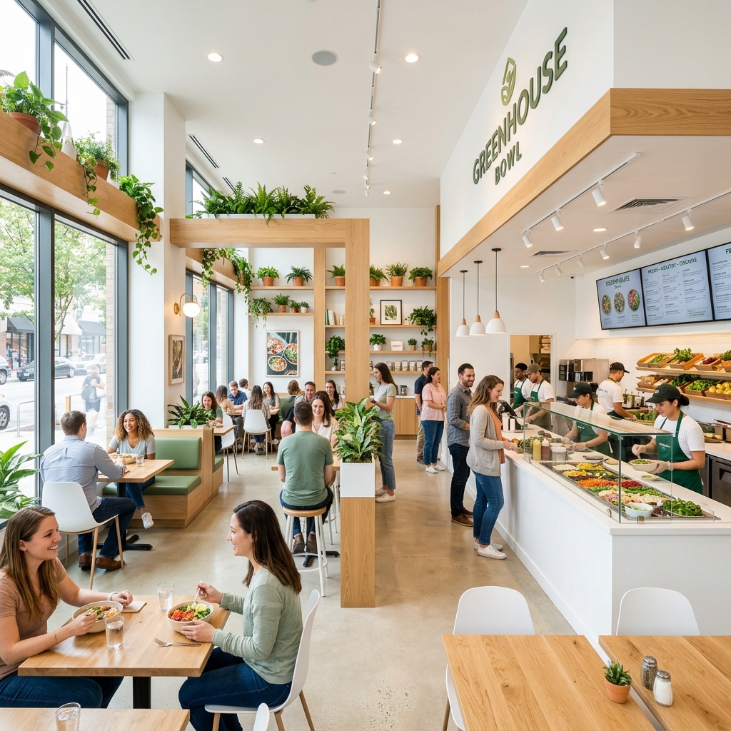 YesFresh Modern Store Design - Franchise Potential