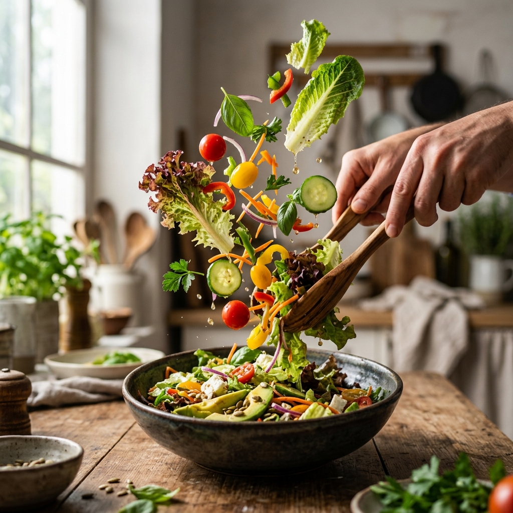 Frische Bowl und gesunde Zutaten